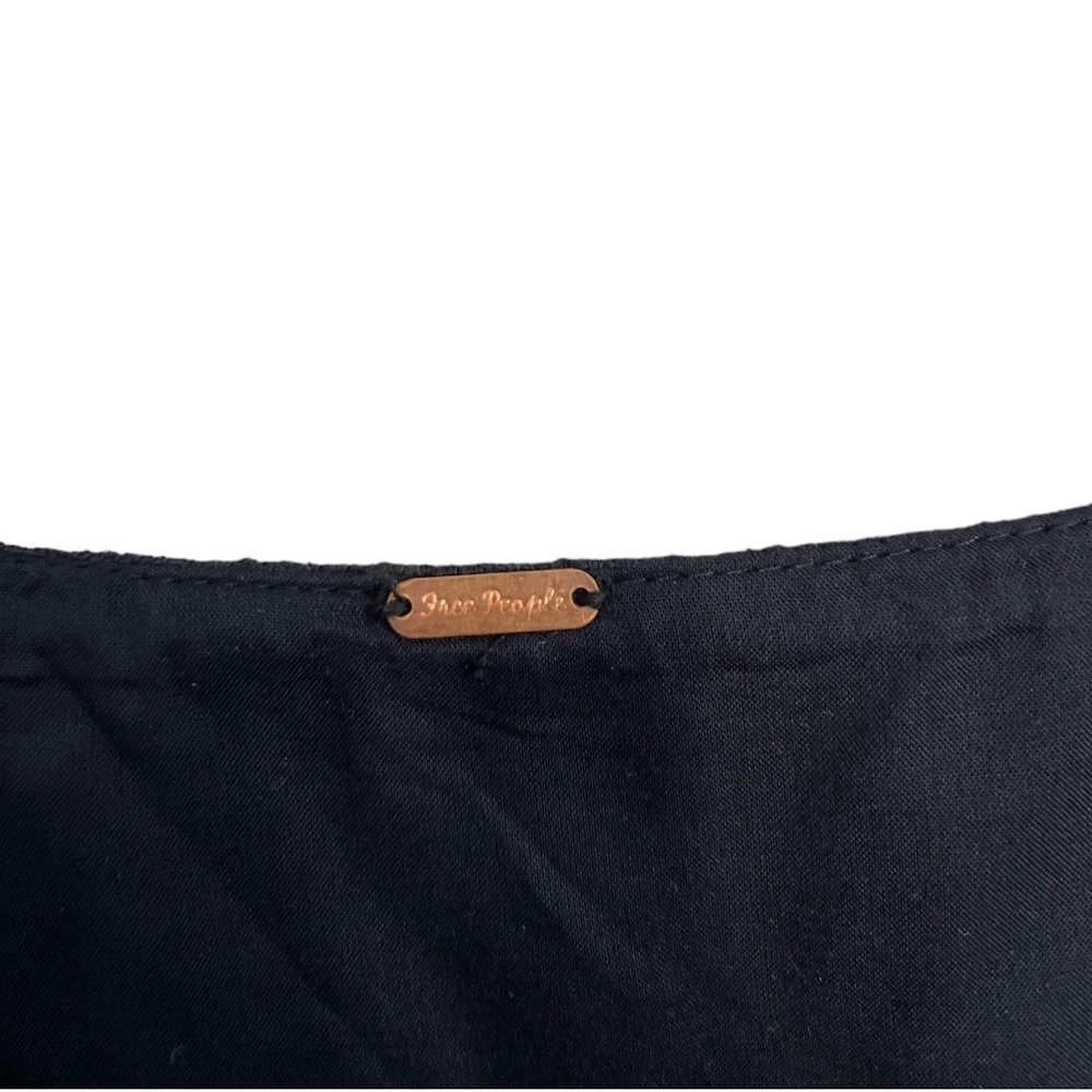 Free People Black Button-Down Dress - Picture 3 of 8